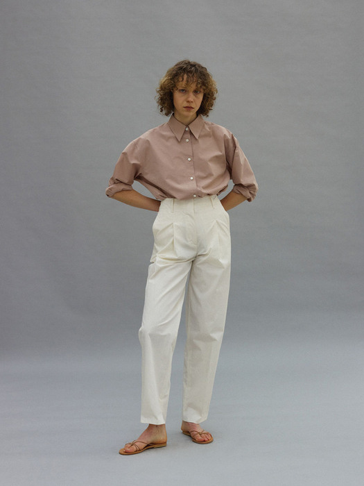 Mailo cotton pants (Ivory)