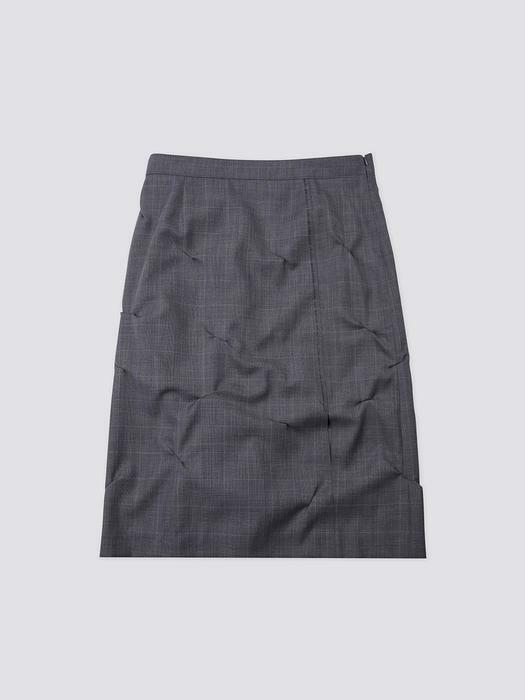 Pin skirt Grey