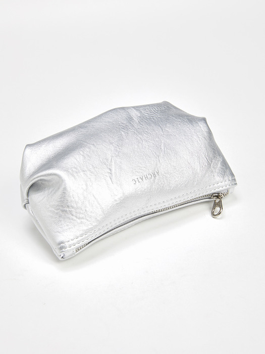 bread pouch bag_silver