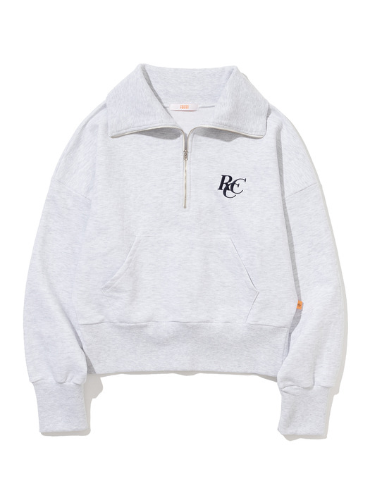 RCC Half Zipup Sweatshirt [OATMEAL]