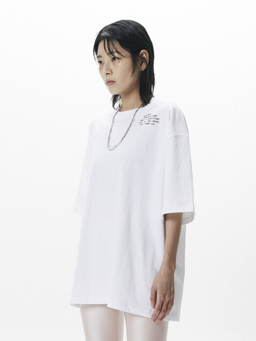 OVER FIT WORKSHOP T-SHIRT_WHITE