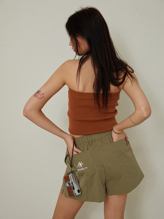 Vintage Cotton Shorts / Khaki