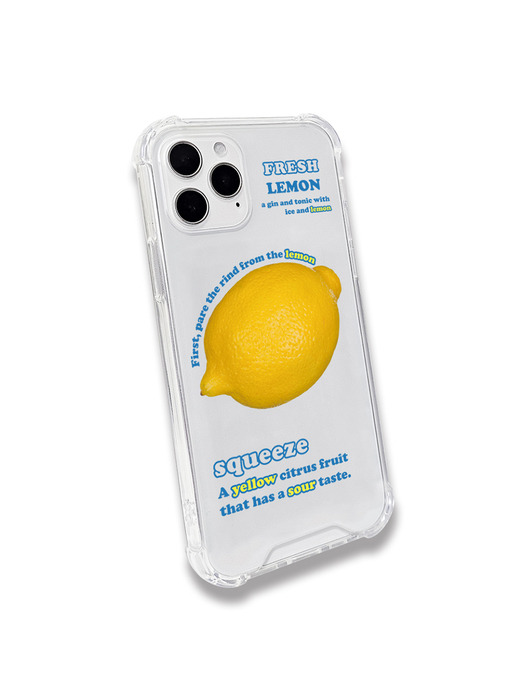 메타버스 범퍼클리어 케이스 클리어톡 세트 - 프레시 레몬(Fresh Lemon)