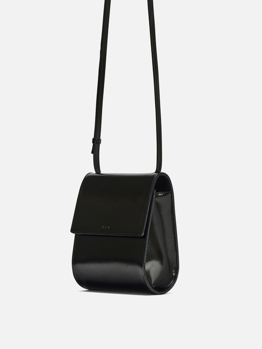 Pochette crossbody bag Patent Black