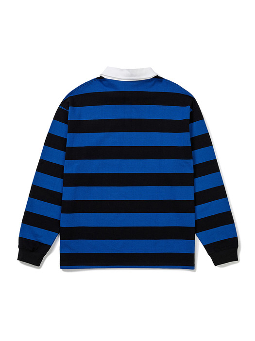 Classic Stripe Rugby Shirt_Men (Blue)