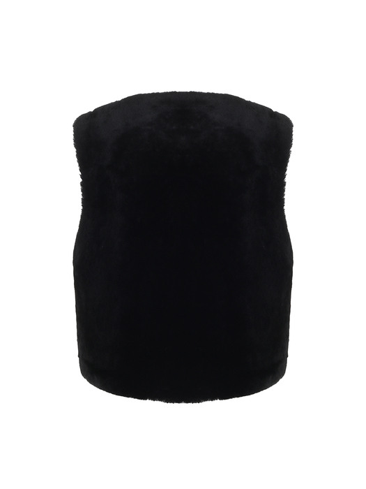  reversible mustang shearling vest_black (lamb 100%)