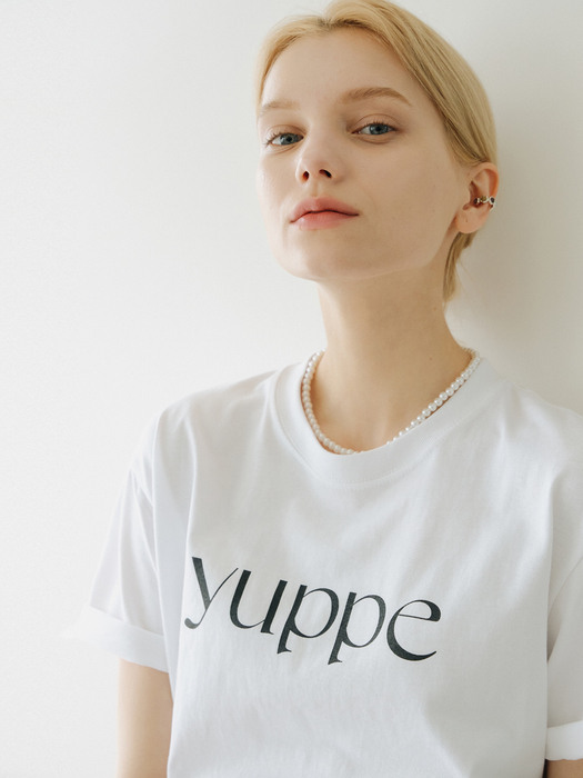 YUPPE PRINT T-SHIRT_WHITE