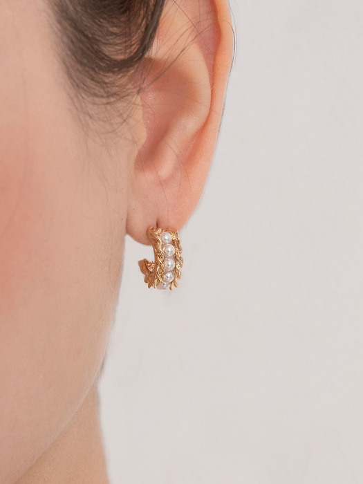 Wave Point Earring_PEARL