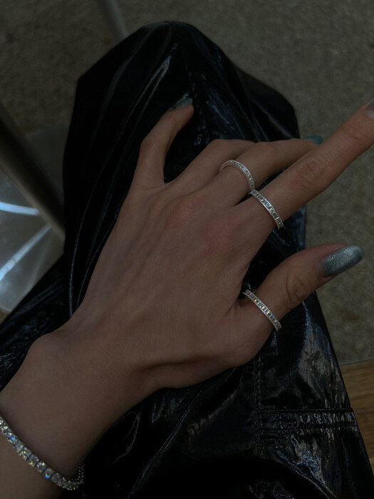 [925silver] Shine ring (1ea)