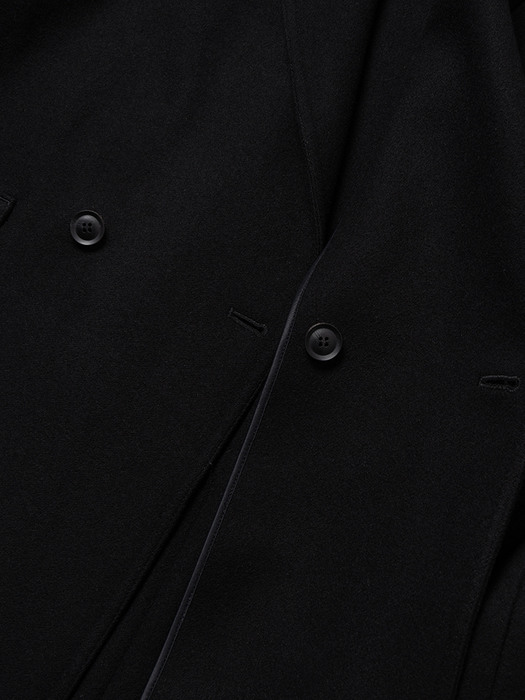 LONDON TRADITION Slit Oversize Mens Chester - Coat Black 6999