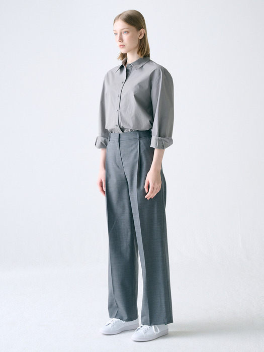 [Day-wool] Wool Wide-leg Trousers_2color