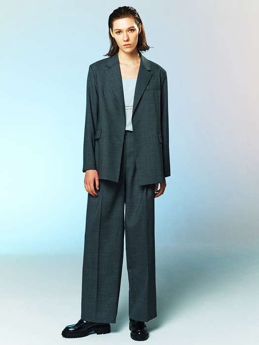 [Day-wool] Summer Wool Wide-leg Trousers_2color