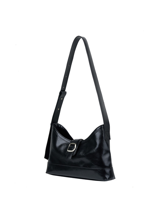 veil middle bag_crinkle black