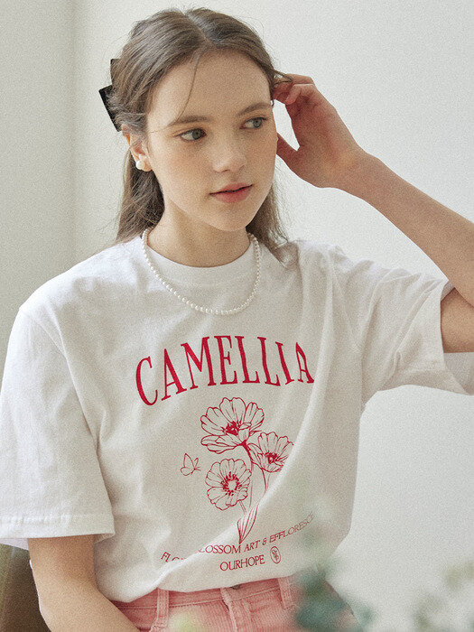 Camellia T-shirt - White