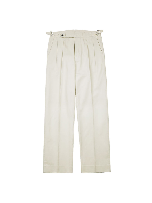 Reve Cotton Washed Trousers (Ivory)