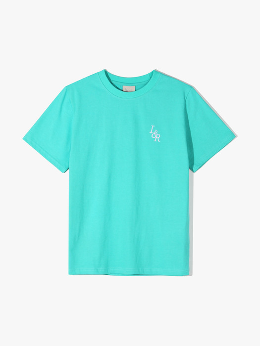 Signature Logo Half-Sleeve T-shirt Aqua Green