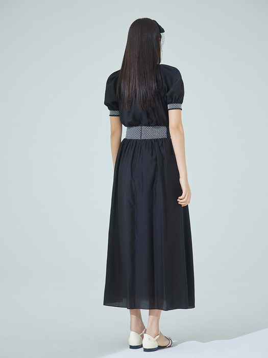 NO.4 DRESS - BLACK