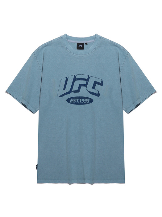 UFC 아치 로고 릴렉스핏 반팔 티셔츠 블루 U2SSU2337BL
