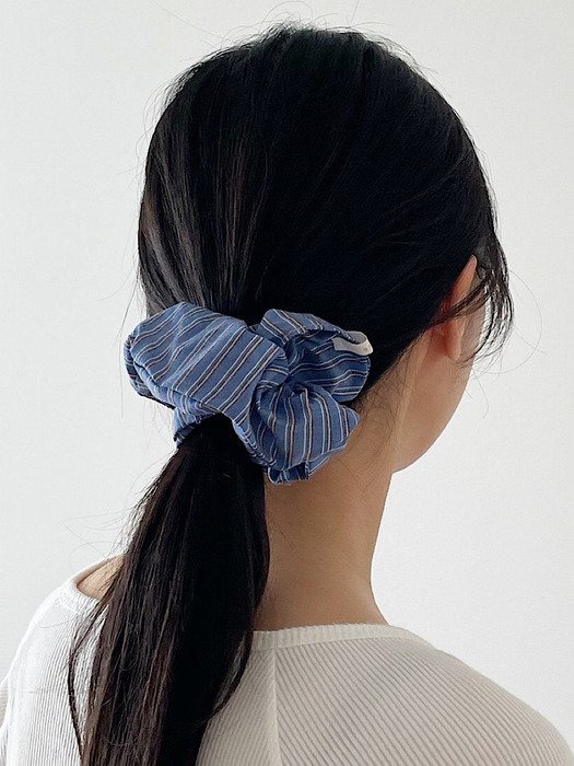 [단독]oar Stripe Shirt Scrunchie 3 Color 택1