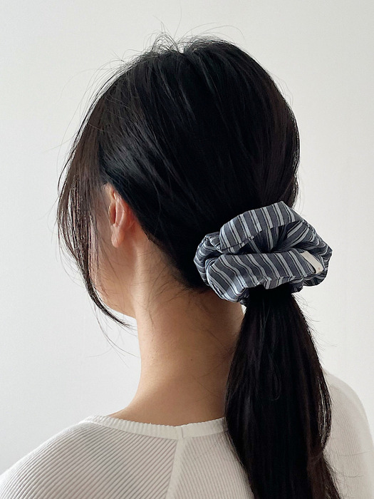 [단독]oar Stripe Shirt Scrunchie 3 Color 택1