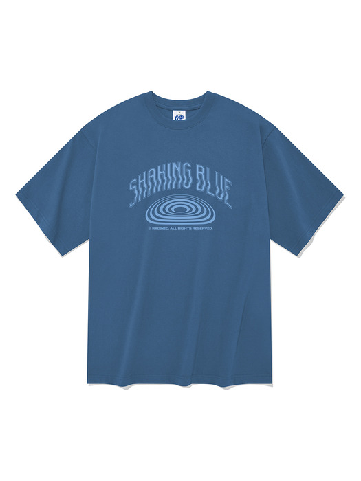 20수 쉐이킹 블루 반팔 티셔츠 블루