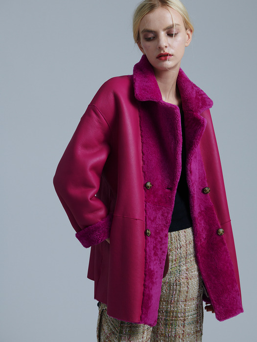 allettante pink real mustang coat