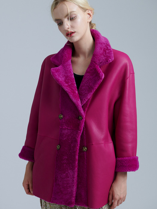 allettante pink real mustang coat