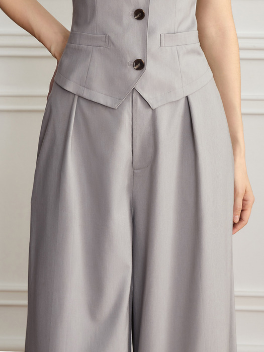 YY_French classic wide pants