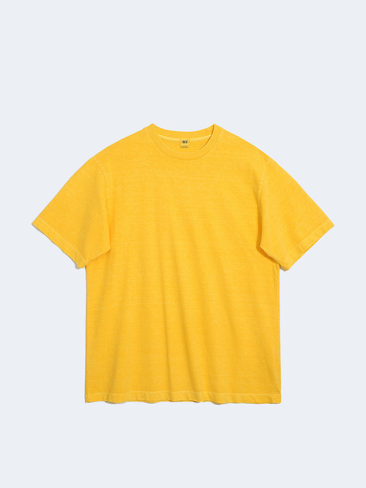 SUN DYED T-SHIRT (YELLOW)