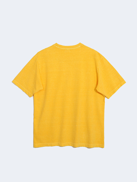 SUN DYED T-SHIRT (YELLOW)