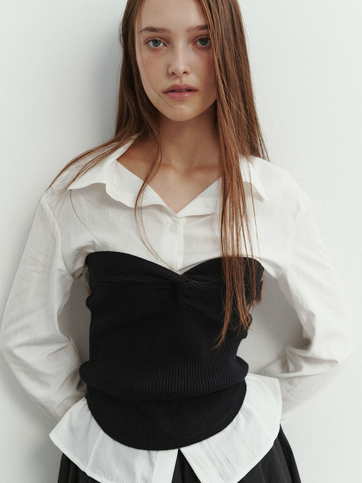 [단독] STANDARD FIT BLOUSE - WHITE