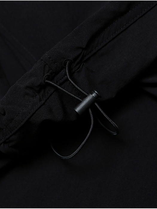 남성 밑단 스트링 간절기 셔켓[BLACK](UZ9LS1A_39)