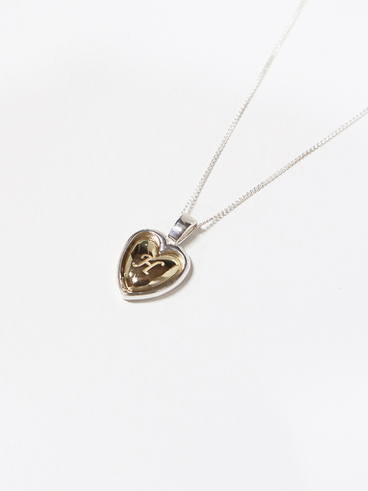 heart volume necklace
