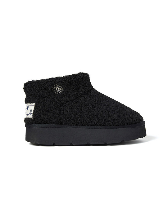 BOUCLE UGG BOOTS_BLACK