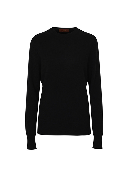 100% Cashmere Basic Round-Neck  Sweater (7컬러)