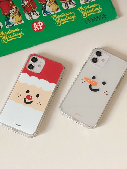 Santa Snowman case  (Jelly/Jell hard)