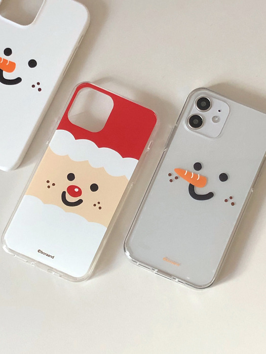 Santa Snowman case  (Jelly/Jell hard)