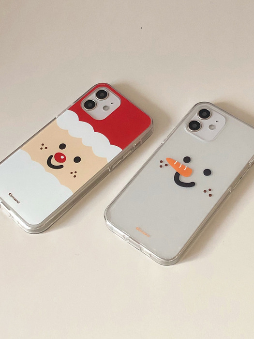 Santa Snowman case  (Jelly/Jell hard)