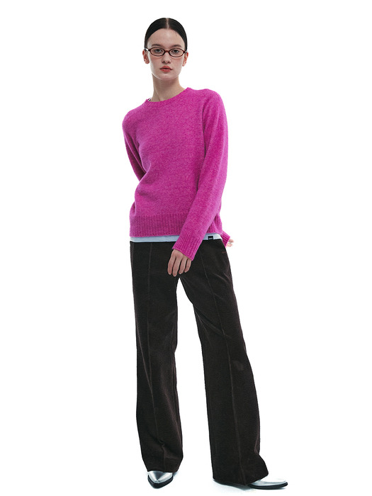 Qduroy Winter Knit Sweater - Flamingo