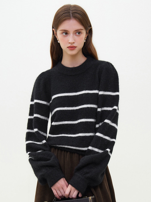WD_Striped classic sweater_2color