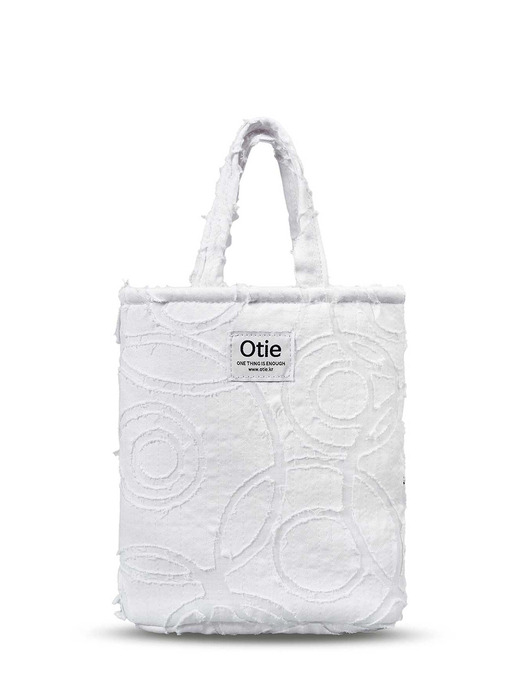 Micro tote bag [Denim white]