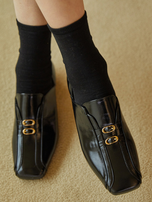 Belt loafer / 벨트 로퍼 (Black)