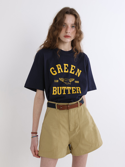 Butter Wing Tee (Navy)