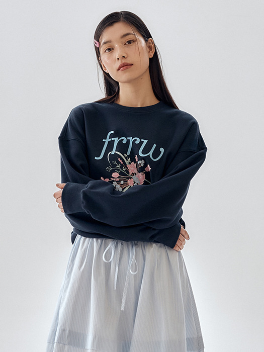 Drawing Flower Sweatshirt