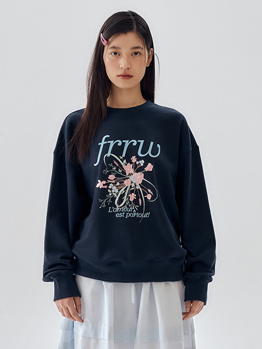 Drawing Flower Sweatshirt