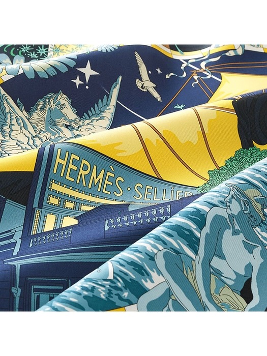 24SS 에르메스  Hermes Flagship 스카프  까레 90  STK