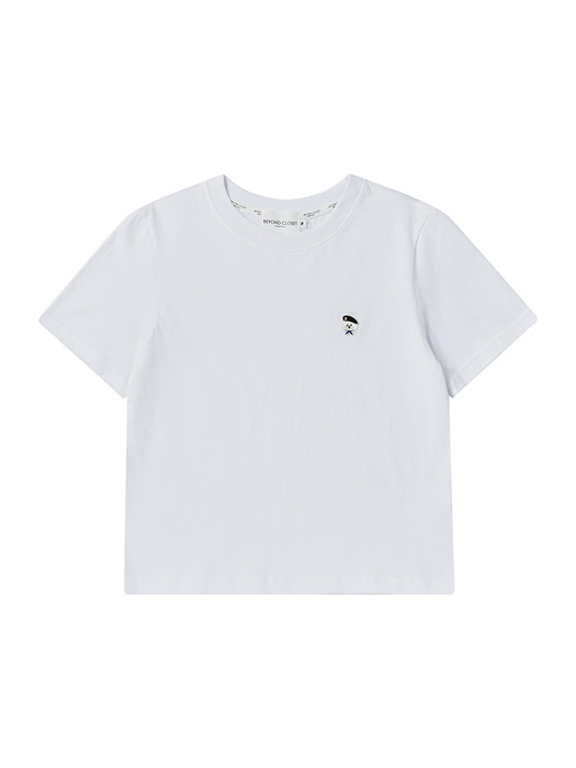 [WOMEN`S EDITION] 뉴 파리지앵 소프트 코튼 여성 반팔 티셔츠 화이트