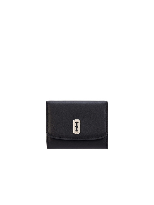 Occam Lune Slit Half Wallet (오캄 룬 슬릿 반지갑) Black