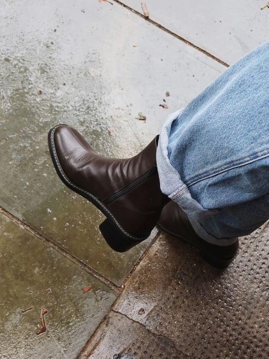 [단독][NEUTE X SOJEANNE] Urban Ankle Boots (Black | Brown)