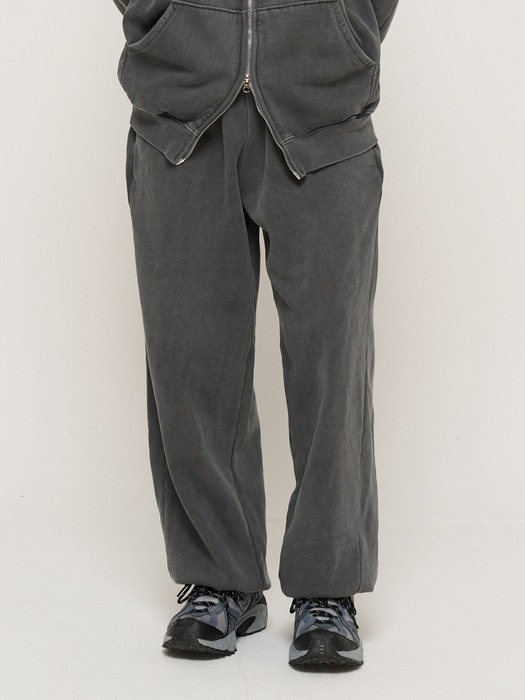 PIGMENT DYING TRAINING JOGGER PANTS (CHARCOAL)